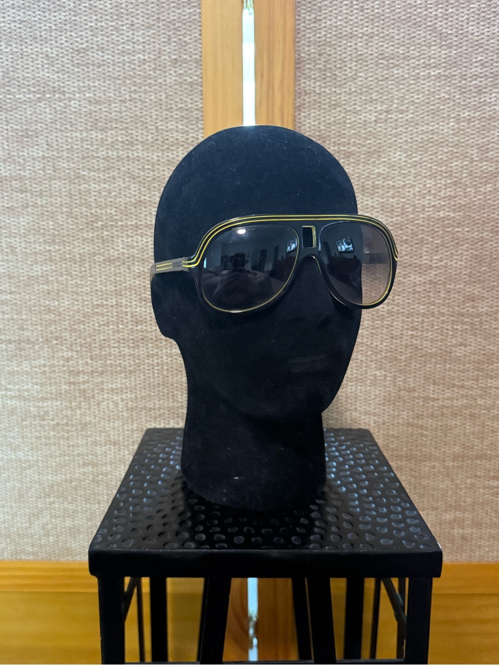 Missoni Aviator Sunglasses in Black and Yellow